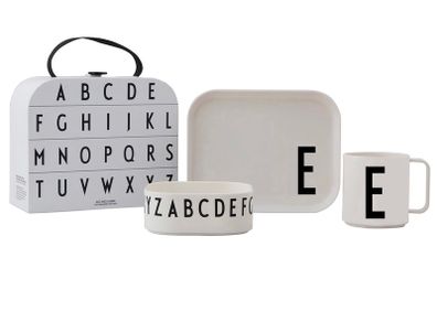 Children Tableware set-  set Design Letters