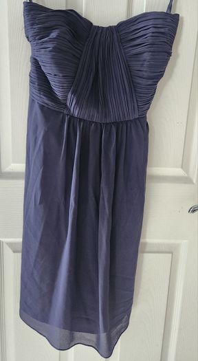 Debut Strapless Empire Waist Dress / Debut Dress - Purple - UK 20 / EU 48 / US 16