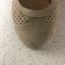 Size 7 wedge beige shoes. Image 5