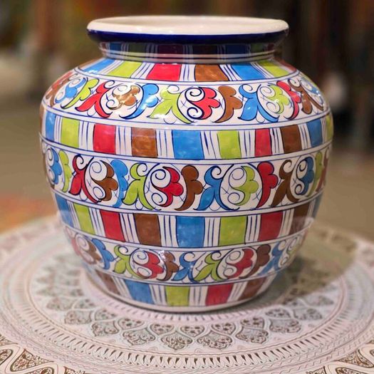 Handmade and Hand Painted Large Ceramic Planter or Pot| Warehouse Clearance | Massive Discount | Bargain prices