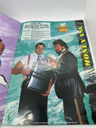 Wwe WWF European spring Tour 1993 Official souvenir Programme
