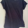 Cotton on kids girls navy & gold polka dot T-shirt Age 2 EUC Image 2