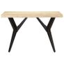 Dining Table 120x60x76 cm Solid Mango Wood Image 3