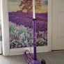 kids purple scooter Image 2