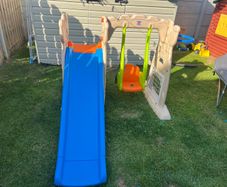 Grow n play slide and swing set