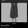 Beaufille Striped Bell Bottom Trousers Image 2