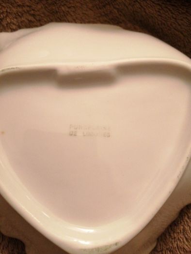 Limoges porcelain dish