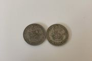 English one shilling 1946,1947