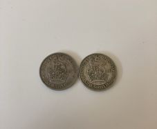 English one shilling 1946,1947