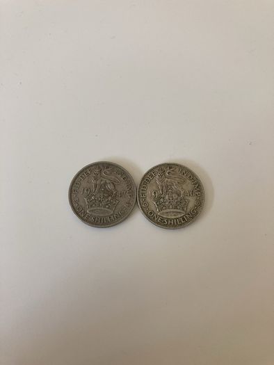 English one shilling 1946,1947