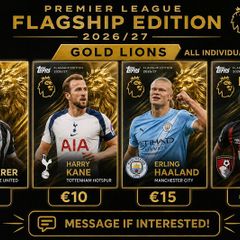 Topps Premier League Flagship Edition 2026/27 Gold Lions