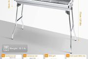 Folding Charcoal BBQ Grill for Camping &amp; Garden