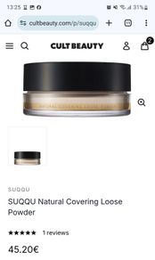 Suqqu Natural Covering Loose Powder 17g