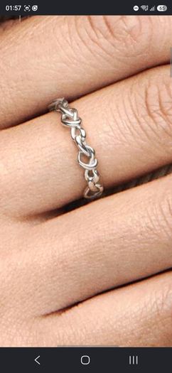 Pandora Knotted Hearts Ring
