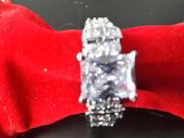 10KT White Gold Filled Ring