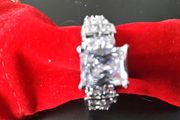 10KT White Gold Filled Ring