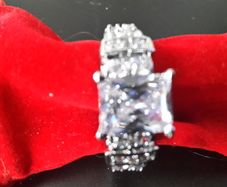 10KT White Gold Filled Ring