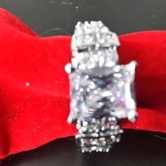 10KT White Gold Filled Ring
