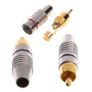 10pcs RCA Male Plug Audio Video Cable Speaker Connector Lockable Adjustable Gold Plate Audio Plug Rca Male Plug 45mm Image 3