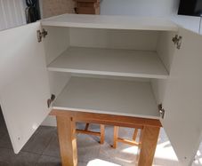 White cabinet