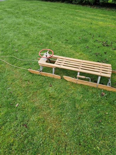 Wooden sled