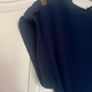 Never worn River island navy crepe top Image 2
