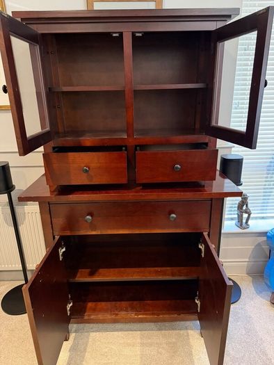 Crate & Barrel Display Cabinet / Dresser
