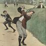 A. B. Frost Framed Golf Art Print, "Temper" Image 9