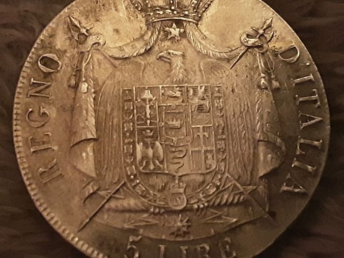 Regina details 5 lire