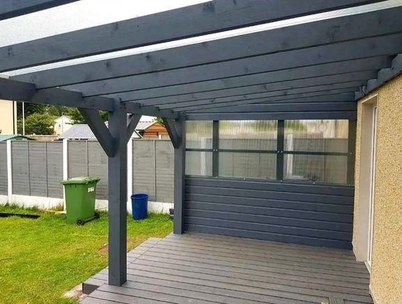 Pergola Timber with side panels