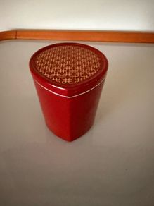 Armani Candle holder / trinket jar with lid