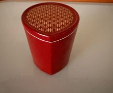 Armani Candle holder / trinket jar with lid