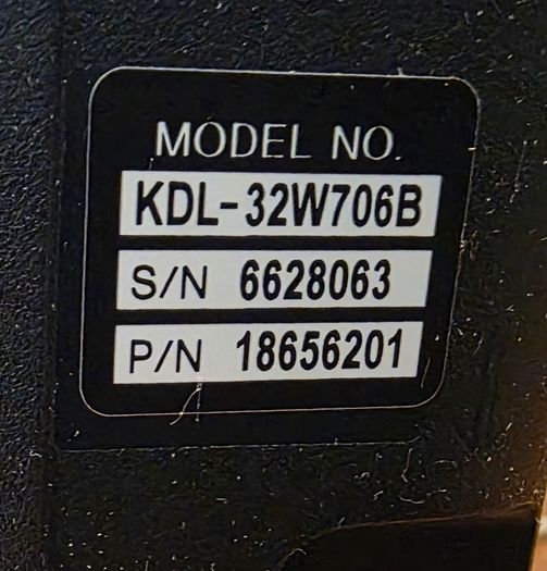 sony 32in TV
