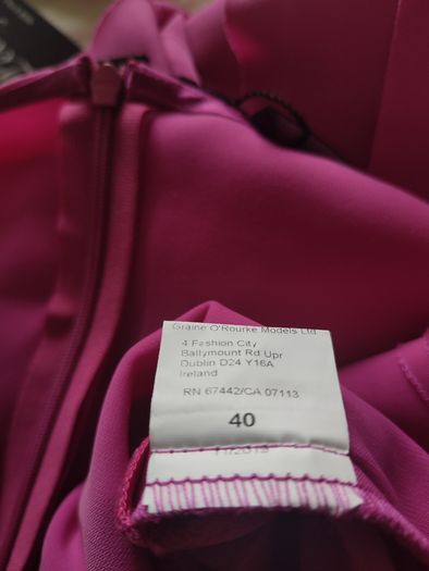 Peruggi Dress (size 40) - fushsia (never worn)