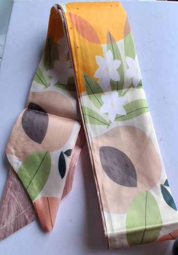 Leaves & Fruit Double Sided Multi Use Scarf