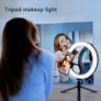Selfie Ring Light With Tripod Photography Led Rim Of Lamp Mobile Holder Support Tripod Stand Ringlight For Live Video Streaming Image 6