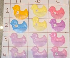 3 Euro Each - Duck Combs 3Euro Each MLP G1 My Little Pony Accessories