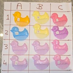 3 Euro Each - Duck Combs 3Euro Each MLP G1 My Little Pony Accessories