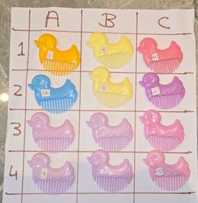 3 Euro Each - Duck Combs 3Euro Each MLP G1 My Little Pony Accessories