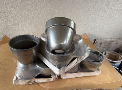 Silver Plant Pots x 14