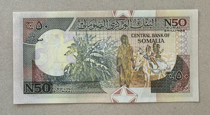 Somalia 50 Shillings 1991 Banknote
