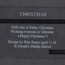 1997 Gibraltar 25 unit Christmas (Siemens - S5 (Landis & Gyr (Optical)) Phonecard Image 3