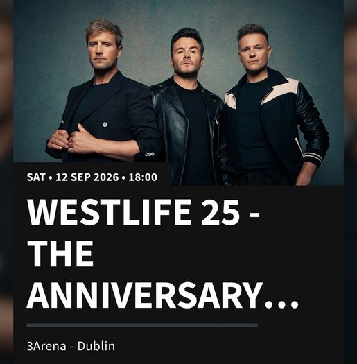 westlife tickets