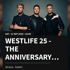 westlife tickets