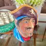 Early Vintage Legend Products Bossons Style Hand Painted Chalkware Wall Mount Bust Image 9