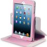 New Ipad Mini Techstyle Pu Leather Folio Wallet Case With Stand Pink / Black / Red By Terrapin Image 3