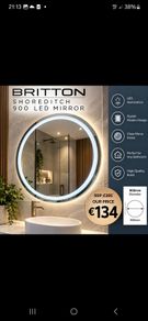 Britton Shoreditch 900 LED Bathroom Mirror