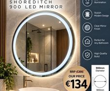 Britton Shoreditch 900 LED Bathroom Mirror