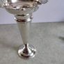 Silver Plated Small Vase. Image 3