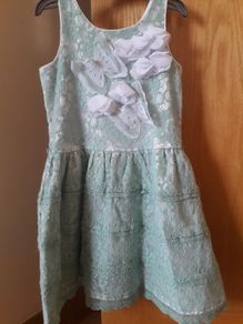 Trish Skully girls lace dress 3T